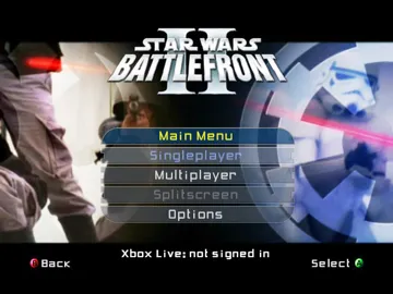 Star Wars Battlefront 2 (USA) screen shot title